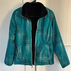 ZeroXposur Reversible Women’s Size S Casual Zipper Up Jacket Warm Fleece Lined